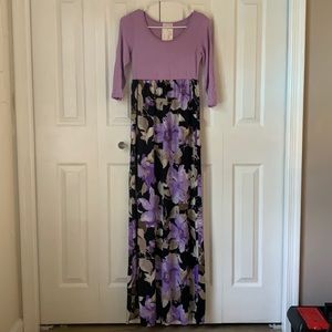 Pink Lily Boutique “What You’ve Been Missing” Floral Maxi Dress